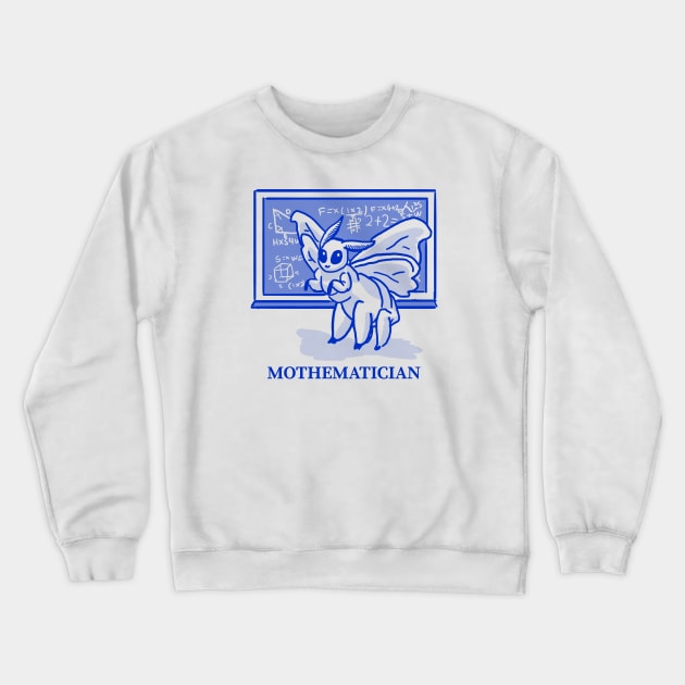 Funny Mothematician Dad Joke Crewneck Sweatshirt by Carley Creative Designs